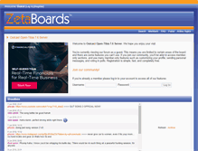 Tablet Screenshot of forum.outcastserver.com